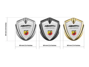 Fiat Abarth Emblem Silikon Abzeichen Moderner Look High-End Stil